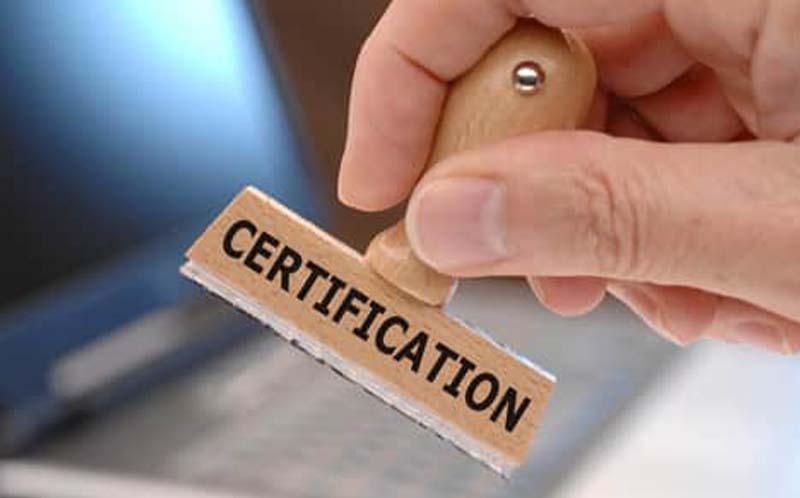 certificat ISO et GMP